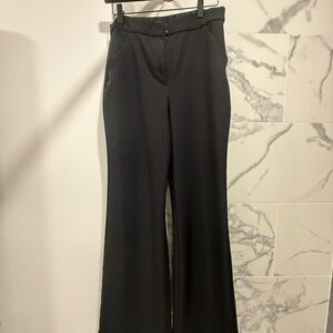 EXPRESS - Black Women's Wide-Leg Dress Pants